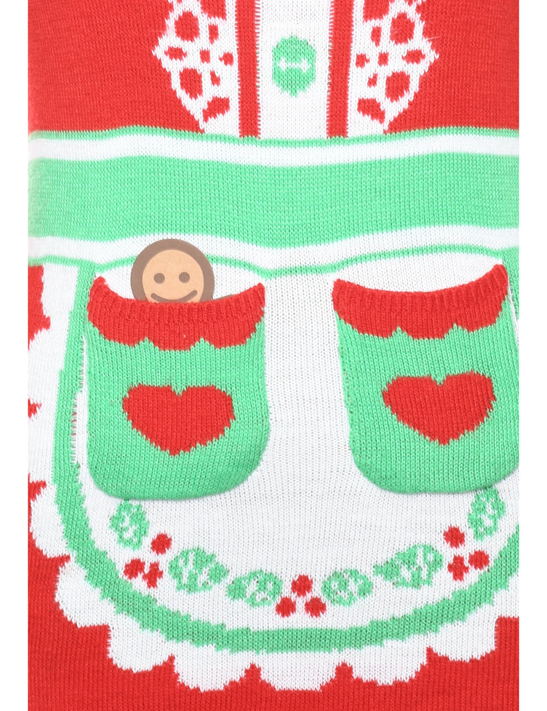 Red Christmas Jumper - S