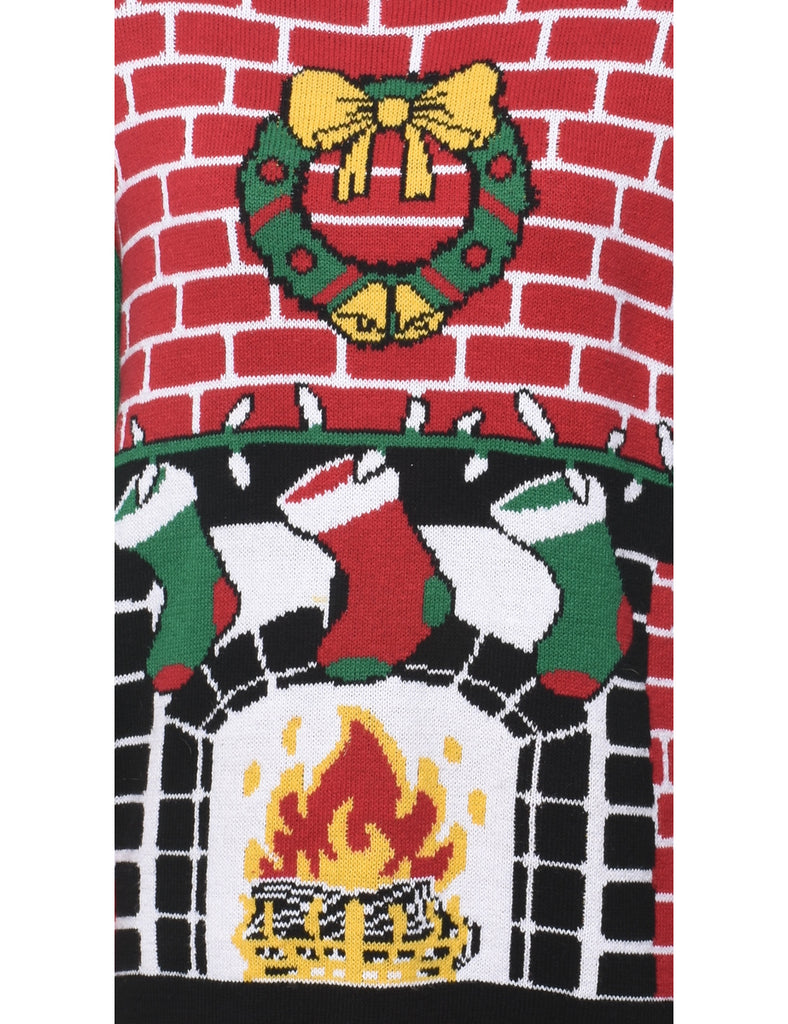 Red Christmas Jumper - S