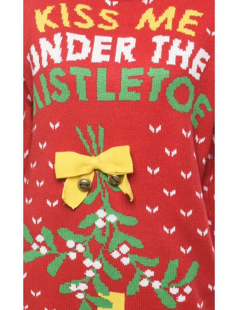 Red Christmas Jumper - M