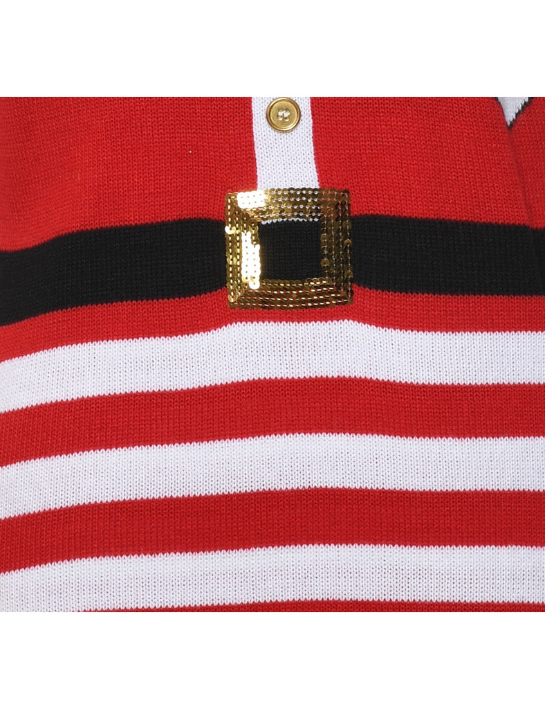 Red Christmas Jumper - M