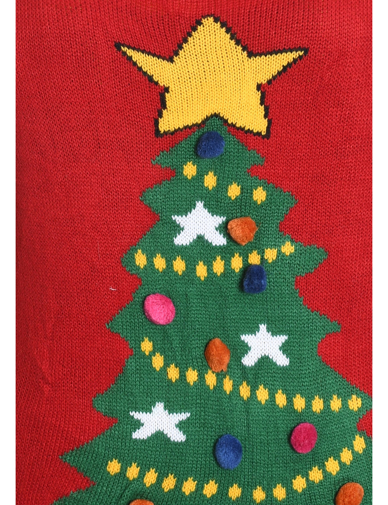 Red Christmas Jumper - XL
