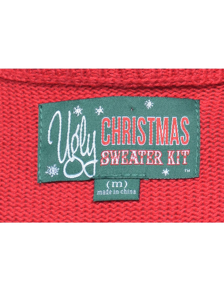 Red Christmas Jumper - M
