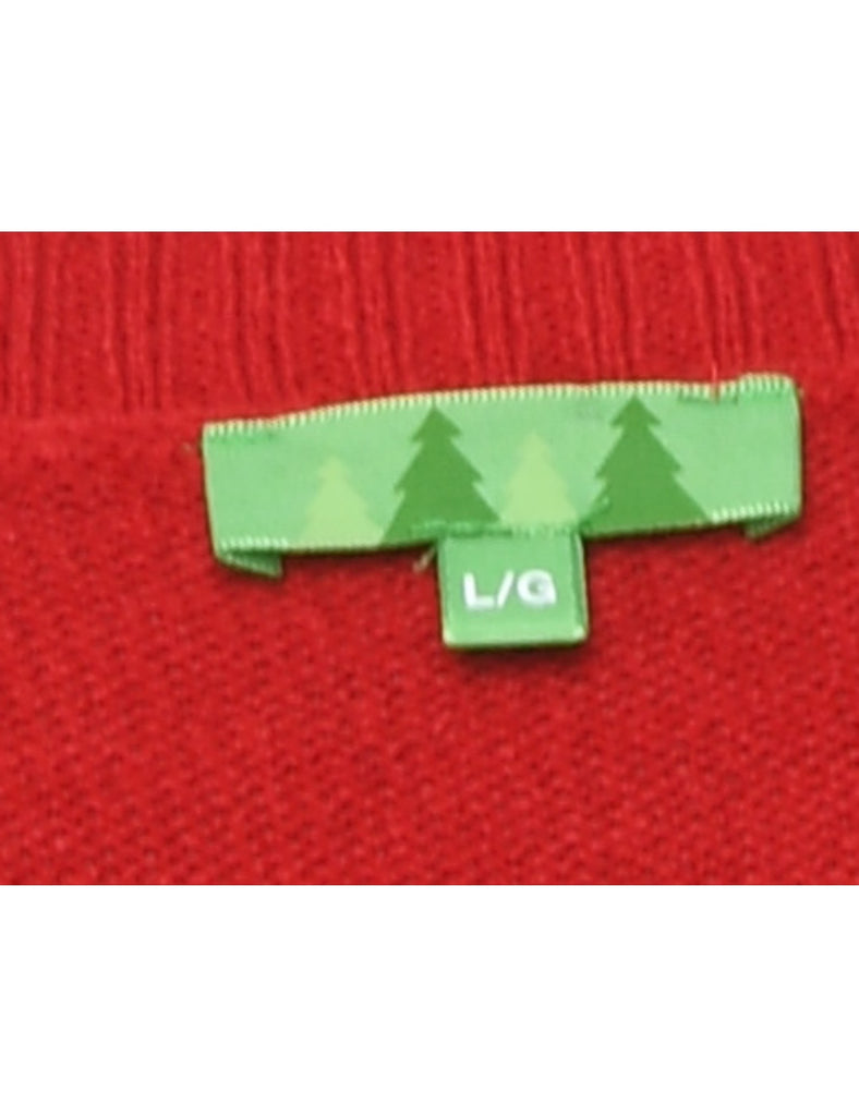 Red Christmas Jumper - XL