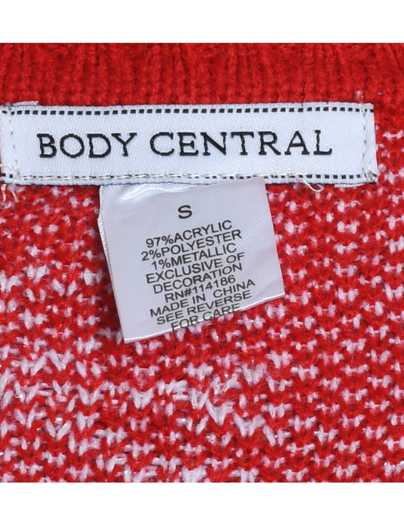 Red Christmas Jumper - S