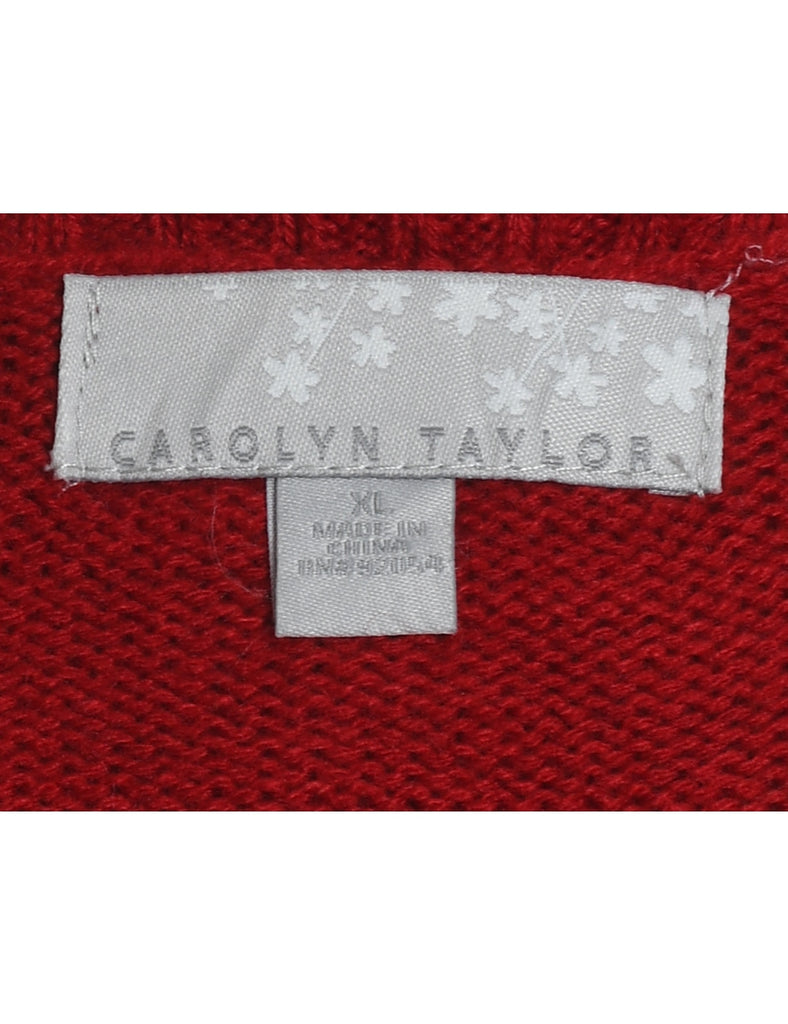 Red Christmas Jumper - XL