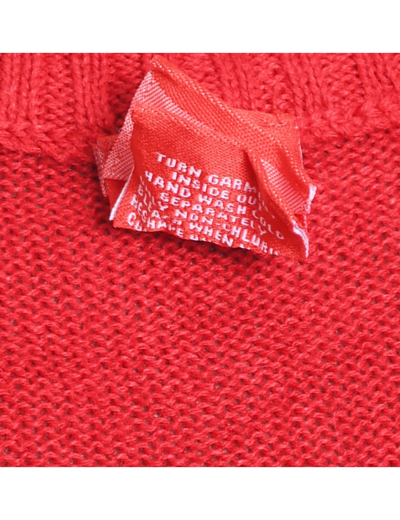 Red Christmas Jumper - S