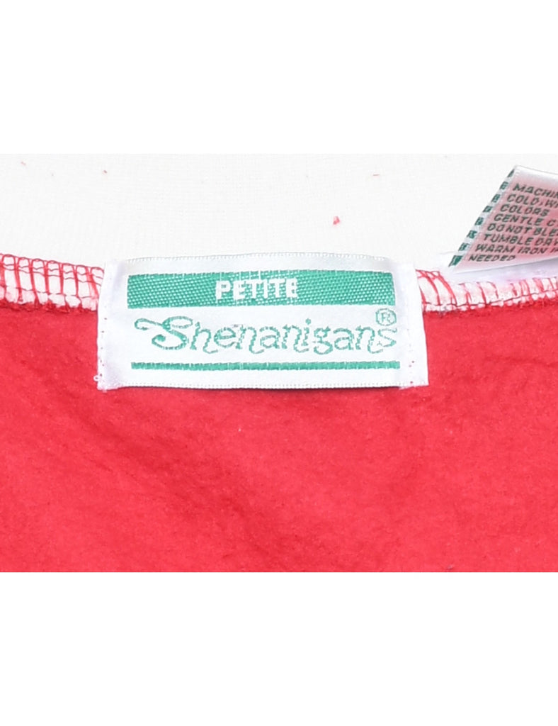 Red Christmas Sweatshirt - L