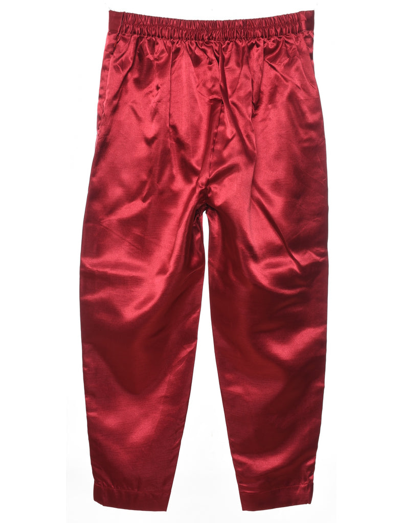 Red Classic Trousers - W30 L27