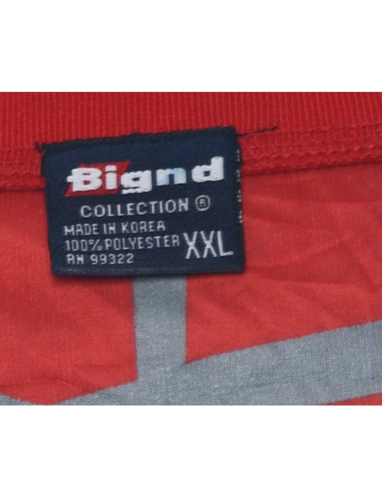 Red Dragon Printed T-shirt - XXL