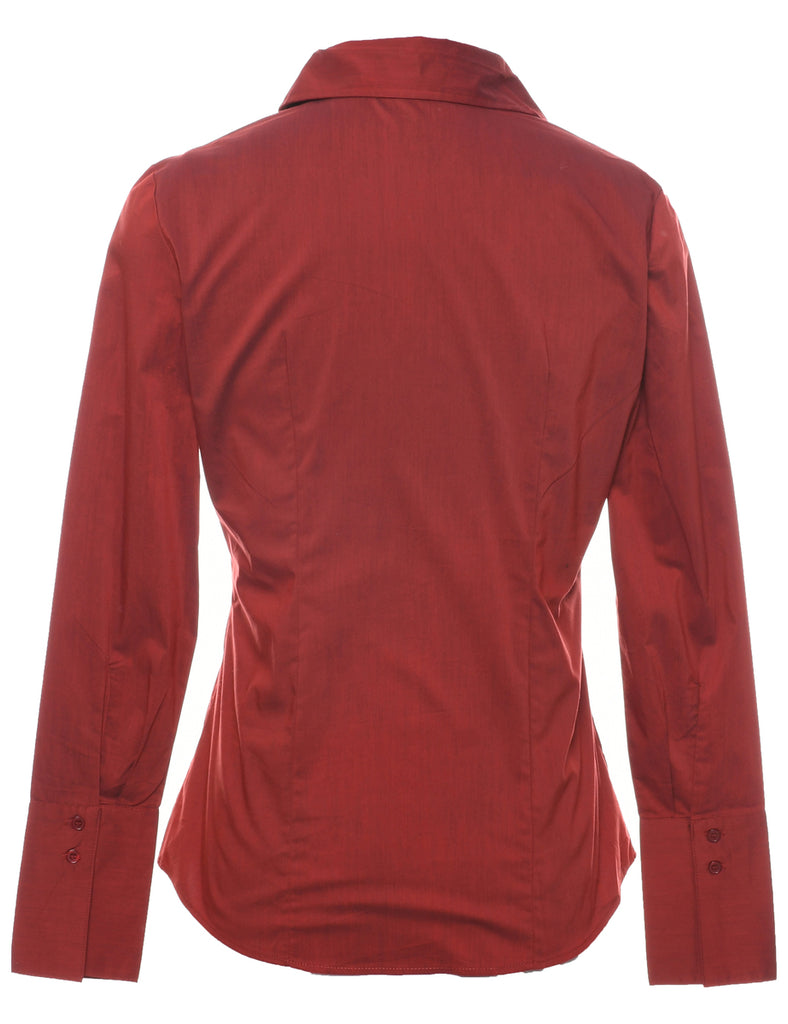 Red Evening Blouse - S