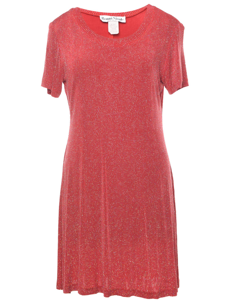 Red Evening Dress - M