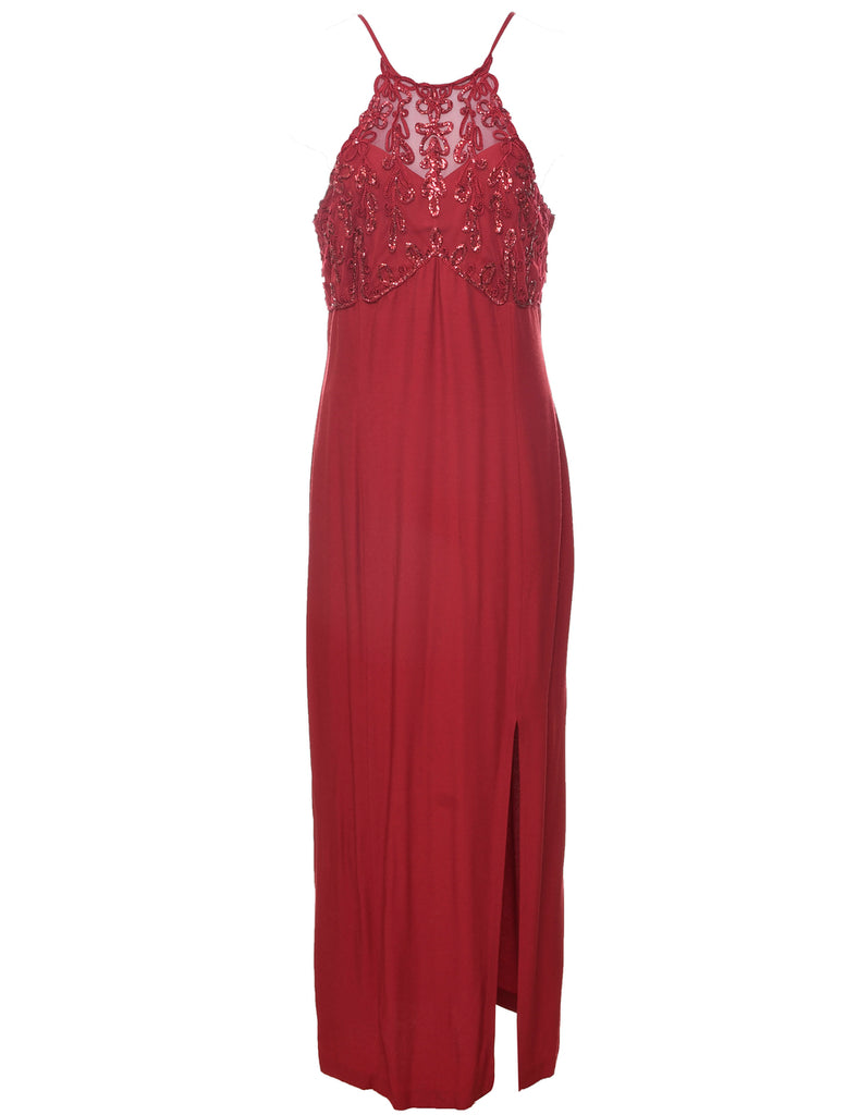 Red Evening Dress - M
