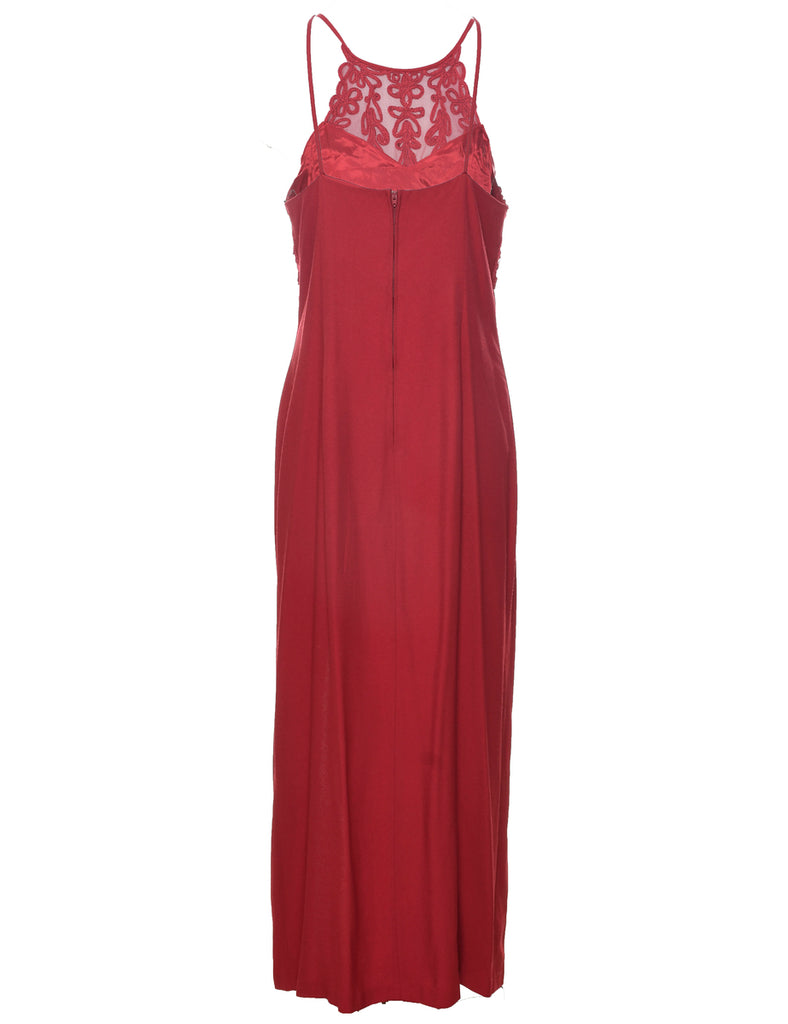 Red Evening Dress - M
