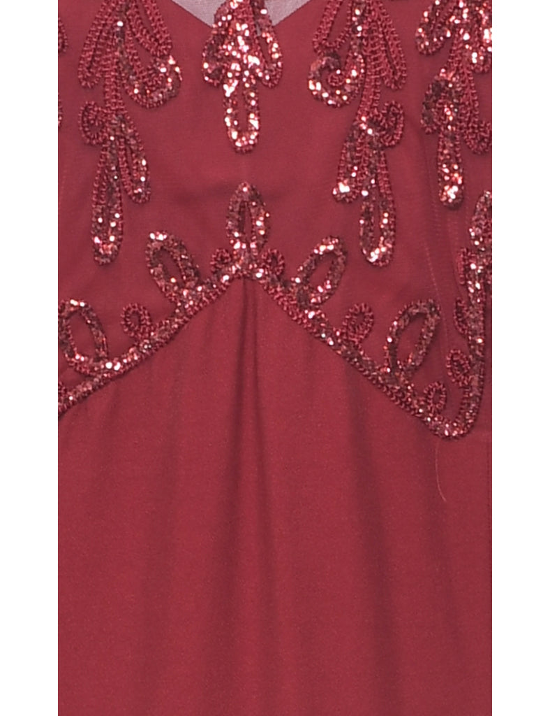 Red Evening Dress - M