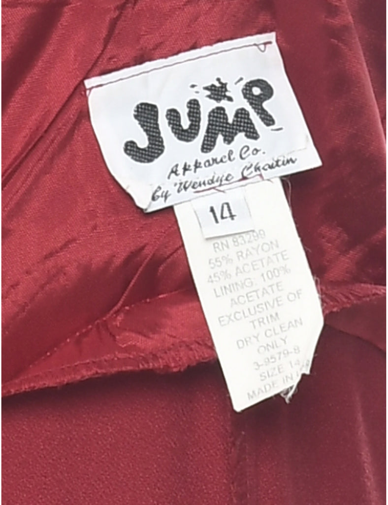 Red Evening Dress - M