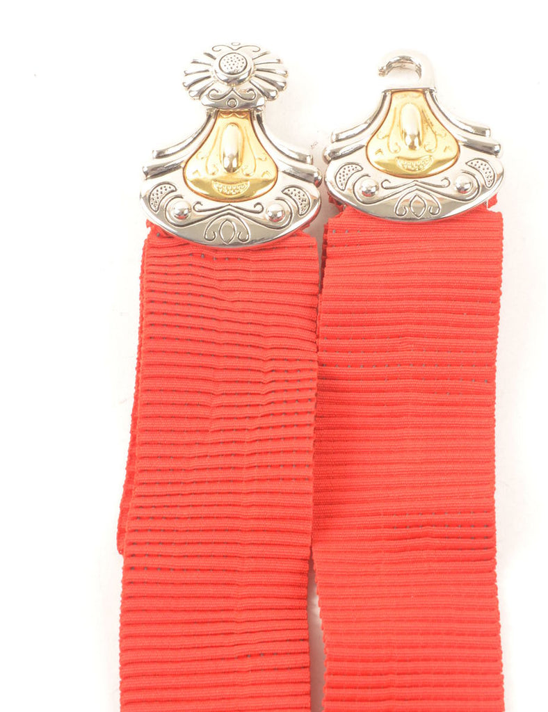 Red Fashion Belt - S