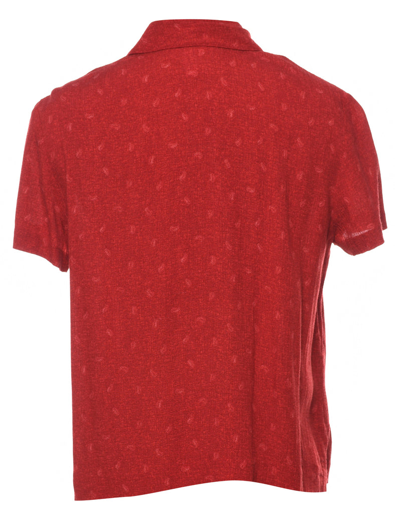 Red Paisley Shirt - S