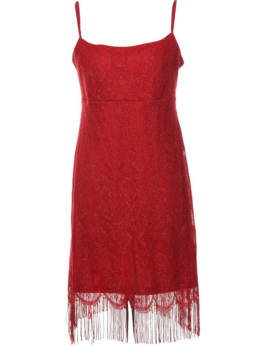 sachin and babi light blue dress Red Sequin Off the Shoulder Leg Slit A-line Prom Dress