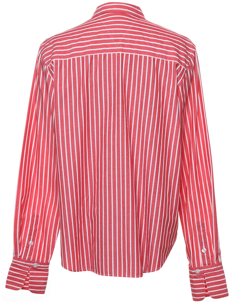 Red Striped Shirt - L