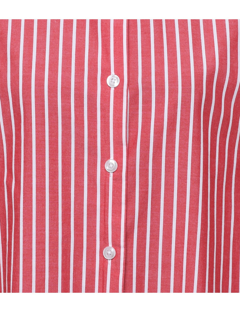 Red Striped Shirt - L
