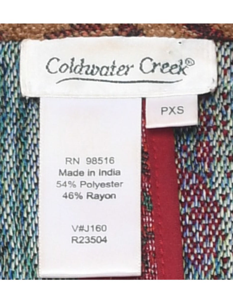 Red Tapestry Jacket - XS