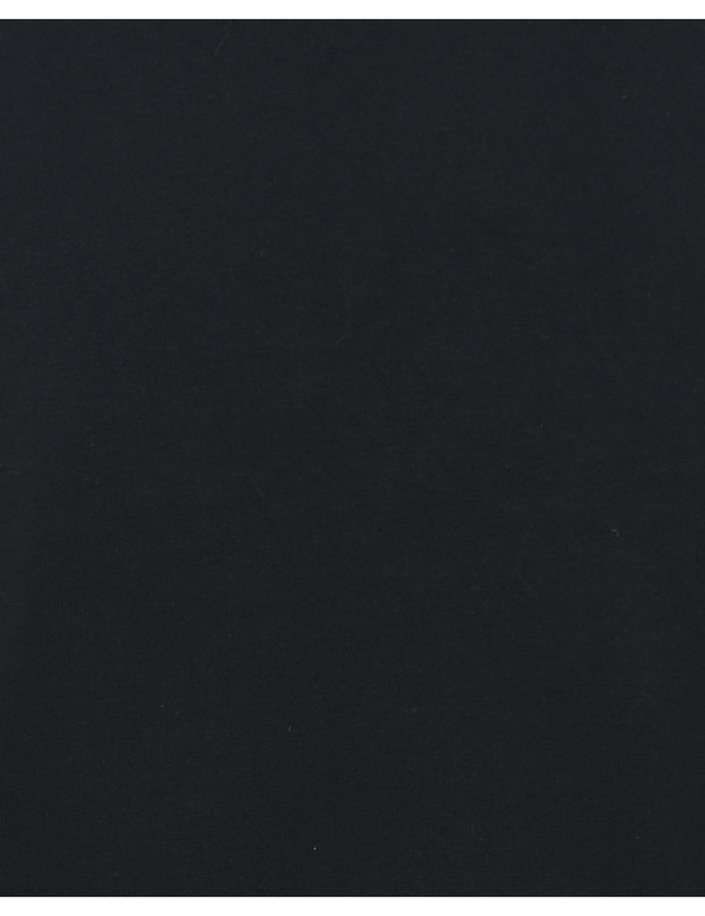 Reebok Black & Pink Printed Sweatshirt - M