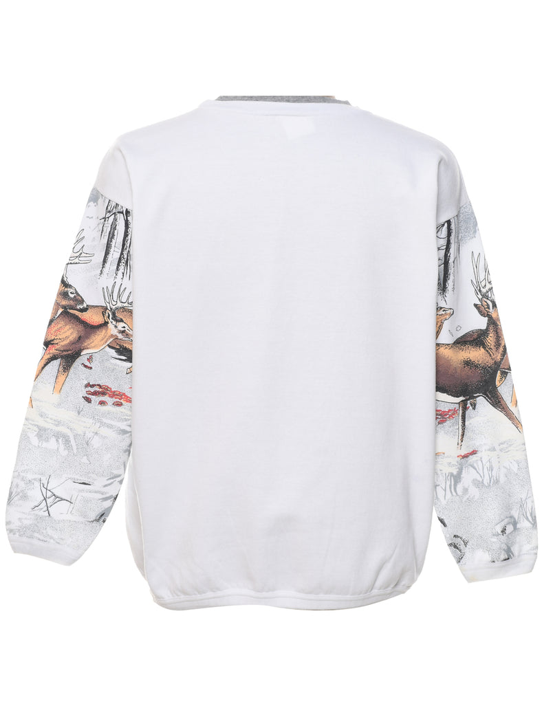 Reindeer Animal Sweatshirt - M