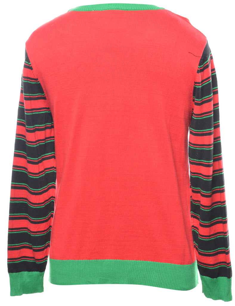 Reindeer Christmas Jumper - M