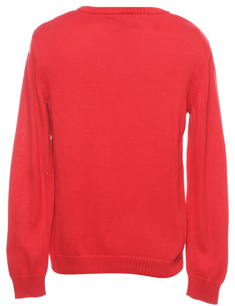 Reindeer Christmas Jumper - L