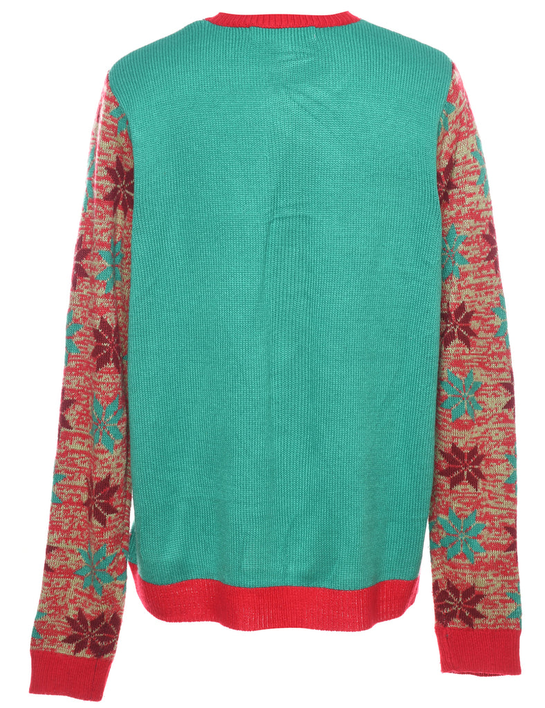 Reindeer Christmas Jumper - L