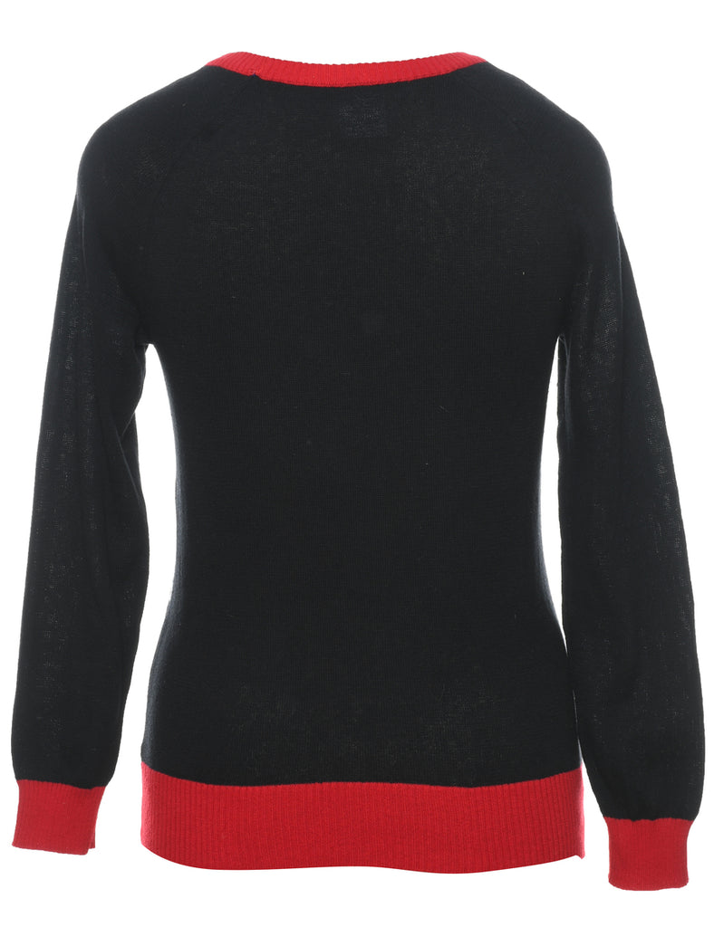 Reindeer Christmas Jumper - M
