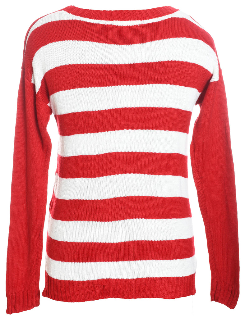 Reindeer Christmas Jumper - M