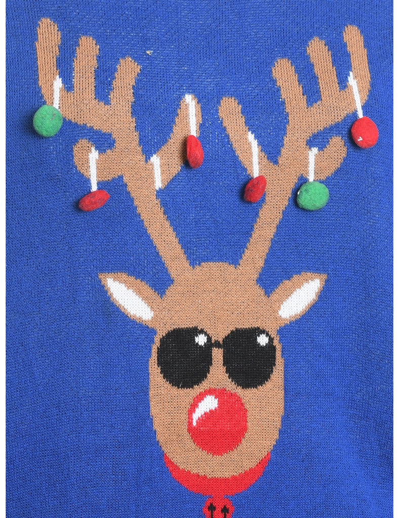 Reindeer Christmas Jumper - XL