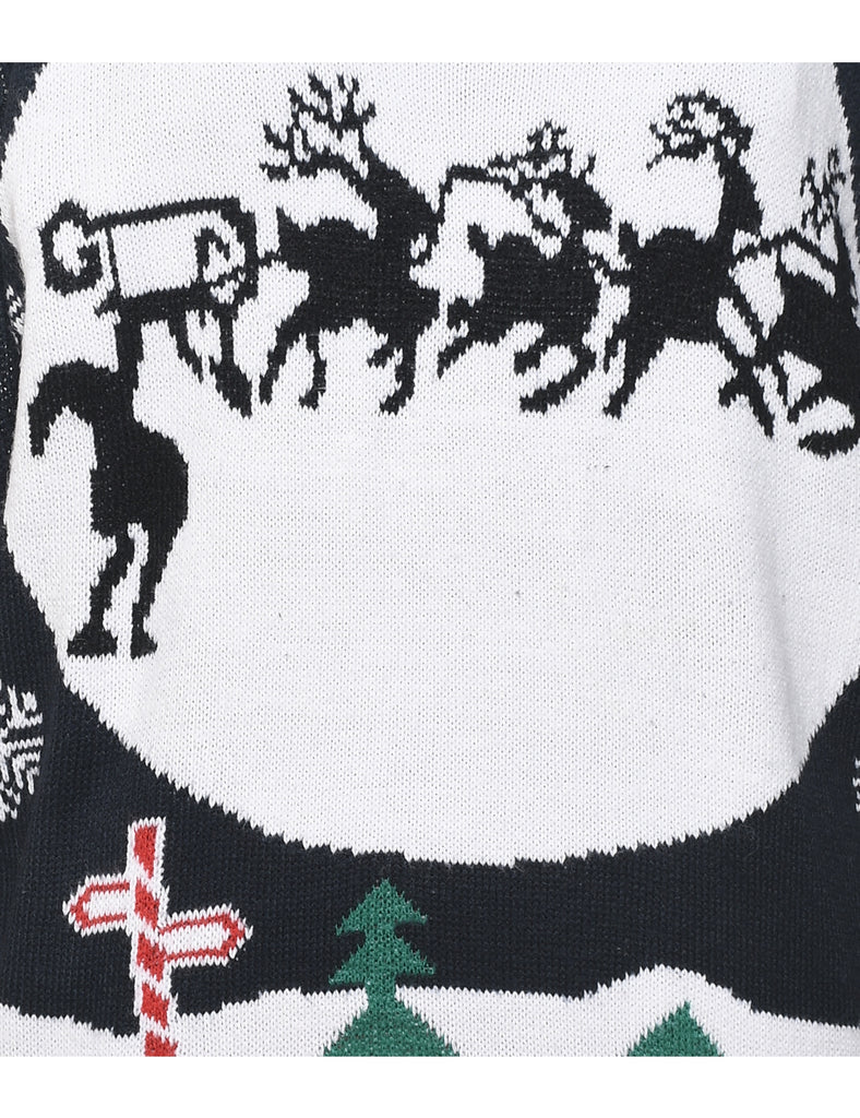 Reindeer Christmas Jumper - L