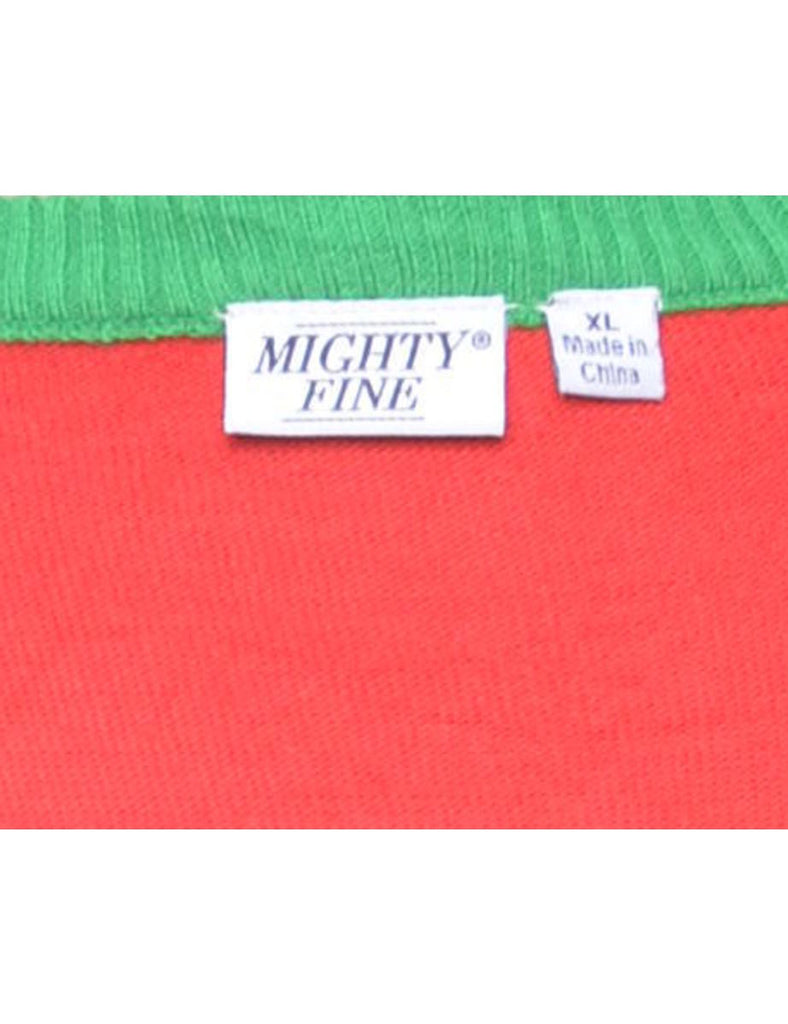 Reindeer Christmas Jumper - M