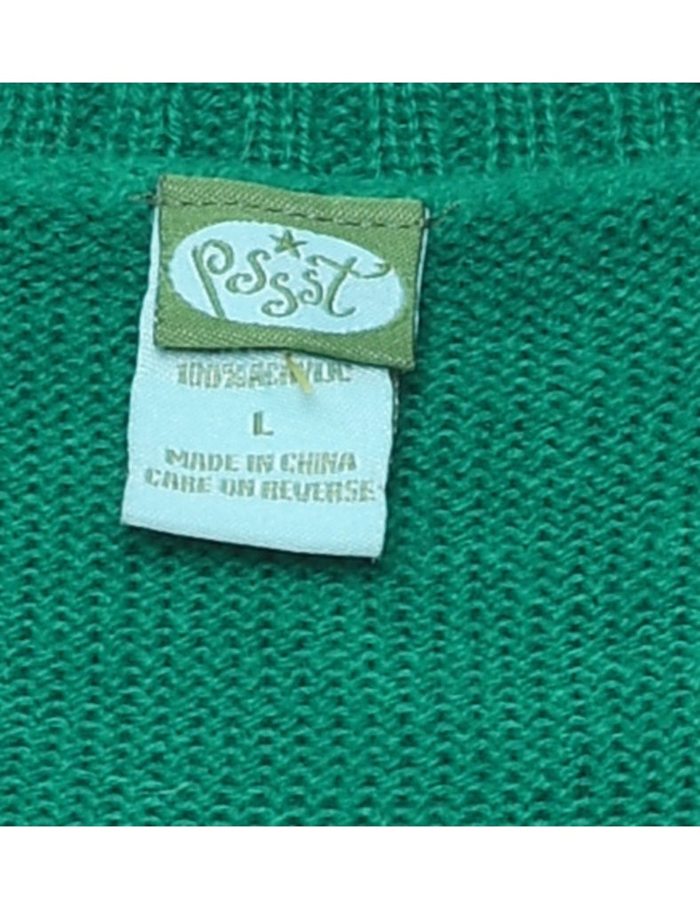 Reindeer Christmas Jumper - L