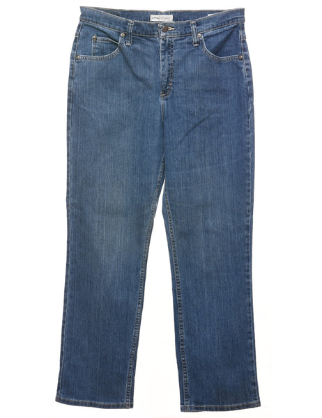 Women's Relaxed-Fit Medium Wash Jeans Denim, M | Beyond Retro