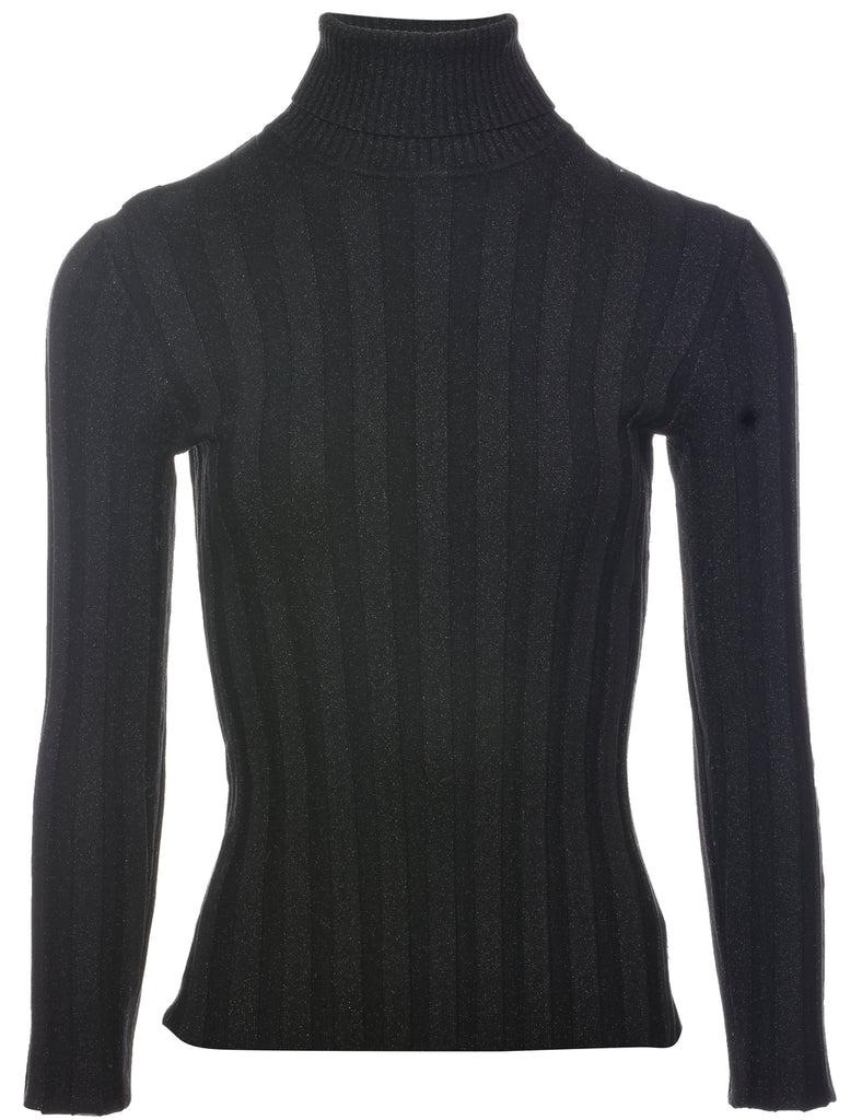 Ribbed Turtleneck Jumper - S