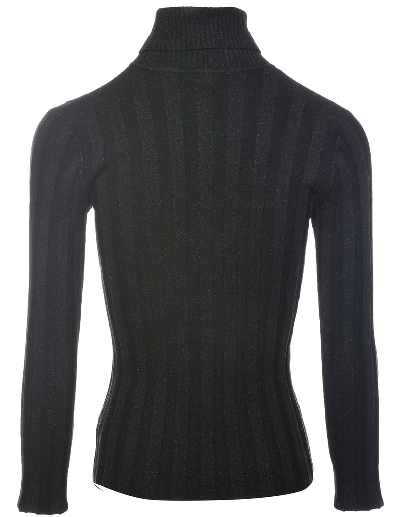 Ribbed Turtleneck Jumper - S