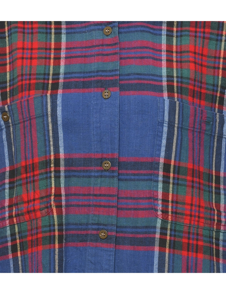 Roo Crossing Blue Checked Shirt - L