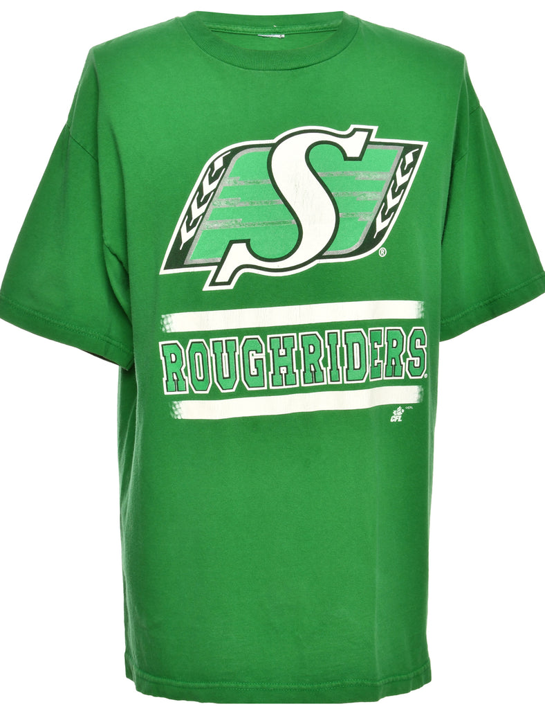 Roughriders Green Sports T-shirt - L