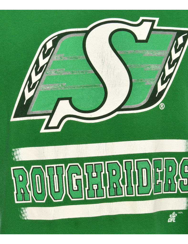 Roughriders Green Sports T-shirt - L