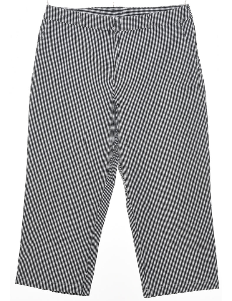 Sag Harbor Checked Pattern Trousers - W35 L23