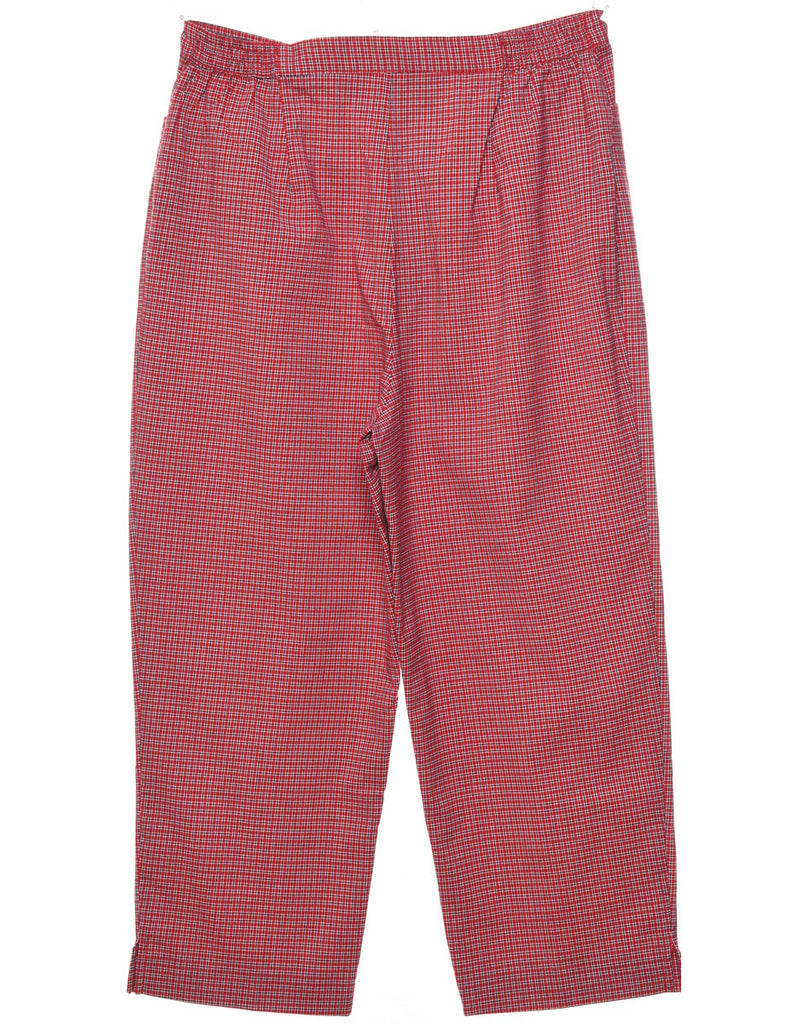 Sag Harbor Checked Trousers - W30 L23