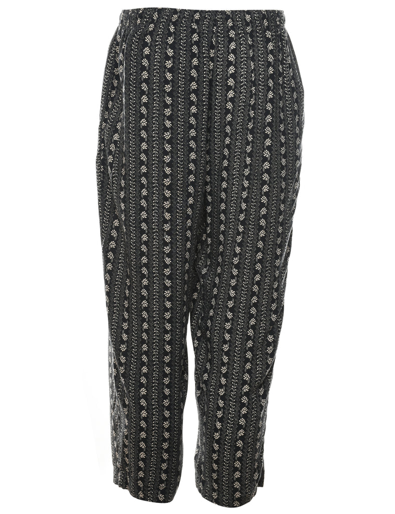 Sag Harbor Floral Print Trousers - W32 L28