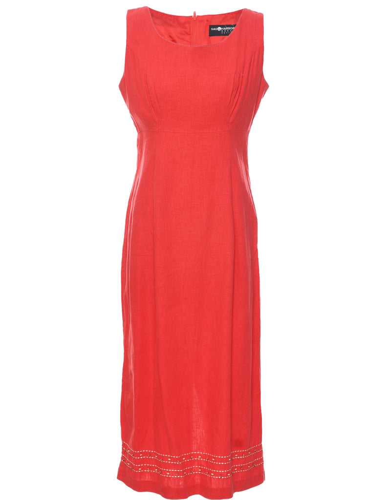 Sag Harbor Linen Dress - M