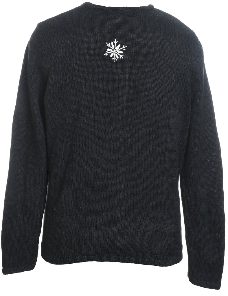 Santa Claus Christmas Cardigan - M