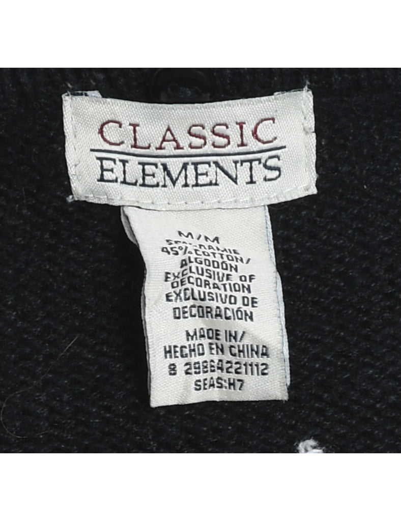 Santa Claus Christmas Cardigan - M