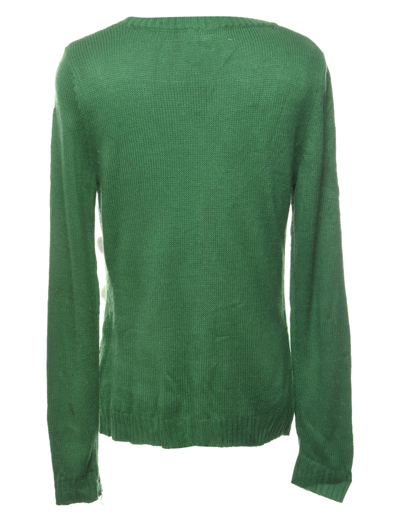 Santa Claus Christmas Jumper - L