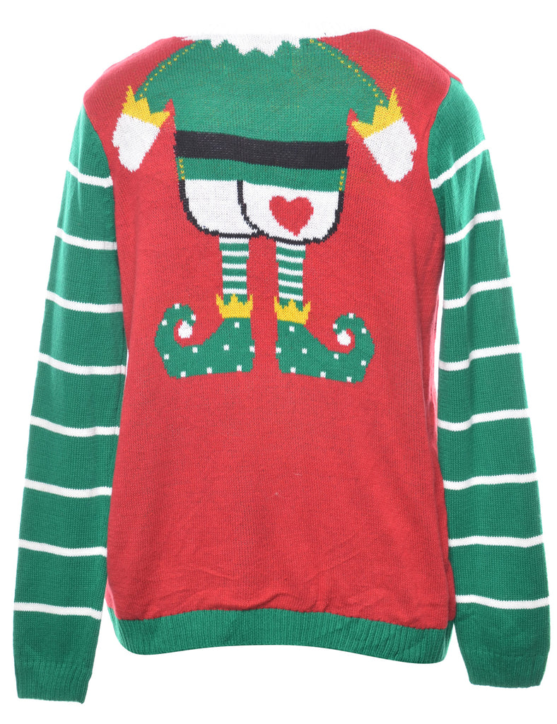 Santa Claus  Christmas Jumper - L